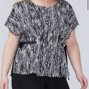 Lane Bryant side tie top
